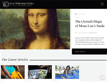 Tablet Screenshot of everwideningcircles.com